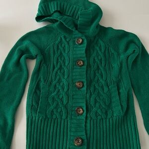 GAP Kids Emerald Knit Hoodie